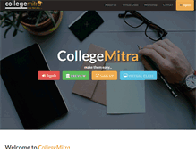 Tablet Screenshot of collegemitra.com